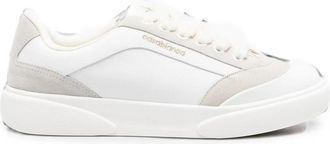 Casablanca Suede-panelled Logo-print Sneakers