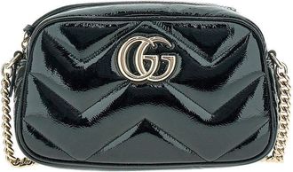 Gucci Leather small GG Marmont bag Woman One Size