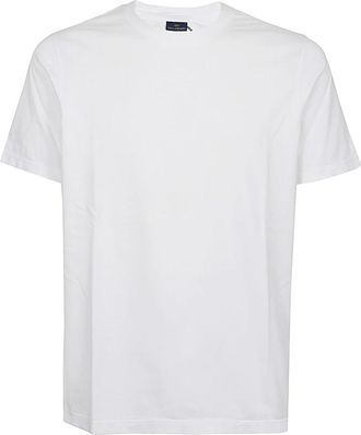 Paul & Shark Cotton Jersey T-Shirt - Heren - T-shirts - Wit - 2XL - Katoen - Tops