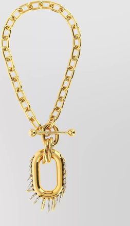 Paco Rabanne punk xl mixed metal chain bracelet