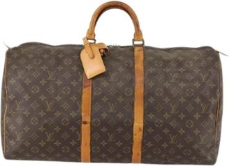 Louis Vuitton Pre-owned Vintage Weekendtas - unisex - Vintage Weekendtas - Bruin - ONE Size - Vintage