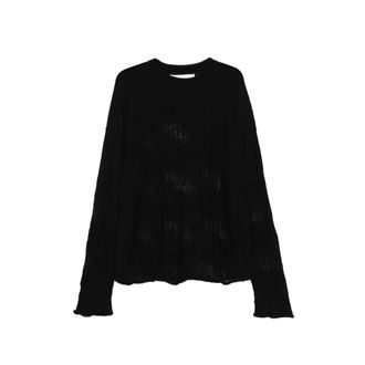 Isabel Benenato Textured Crew-neck Sweater