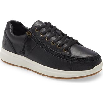 Billy Footwear Comfort Low Zip Around Sneaker in Black at Nordstrom Rack, Size 10.5