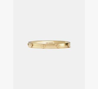 Kate Spade New York Spade Flower Hinged Bangle