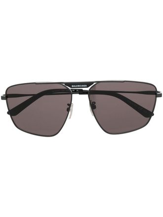 Balenciaga Tag 2.0 Navigator sunglasses - Black