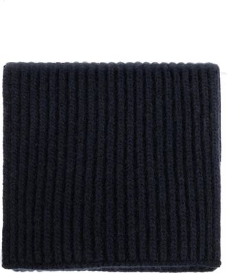 Maison Margiela Wollen Sjaal - Heren - Wintersjaals - Blauw - ONE Size - Wol - Accessoires