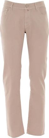 Jacob Cohen Nick five-pocket cotton jeans - Neutrals