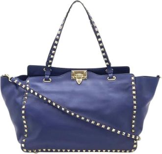 Valentino Pre-owned Handbags, female, Blue, Size: ONE SIZE Pre-owned Handbag