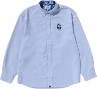 A Bathing Ape Abc Camo One Point Shirt Sax 1L70-131-001-SAX