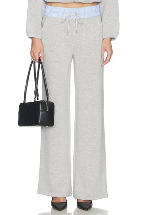 Veronica Beard Ernie Pant In Light Heather Grey