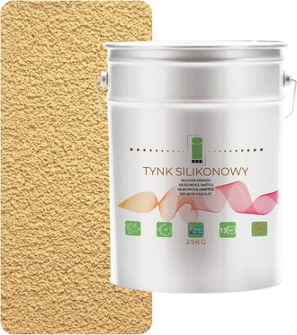 OEM Revoque De Silicona Para Fachadas Exteriores, Color Amarillo P&aacute;lido, 1,5 Mm, Calidad Superior, 25 Kg
