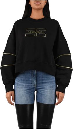 Elisabetta Franchi Felpe - - Sweatshirts & Hoodies - Donna - Nero - M