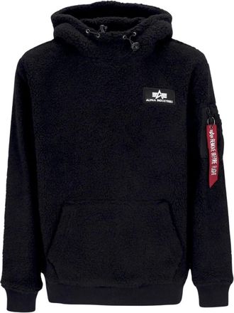 Alpha Industries Sherpa Hoodie Zwart - Heren - Hoodies - Zwart - S - Polyester - Hoodies & sweatvesten