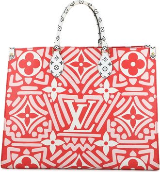 Louis Vuitton Monogram Red Color Monogram Shoulder Bag Tote Bag (Pre-Owned)