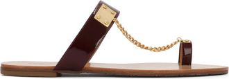 Kazar Patricia Slides - Dames - Sandalen - Bruin - 37 EU - Leer - Schoenen