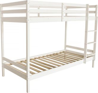 Habitat et Jardin Habitat Et Jardin - Litera Infantil De Madera lionel 90 X 190 Cm - Blanco