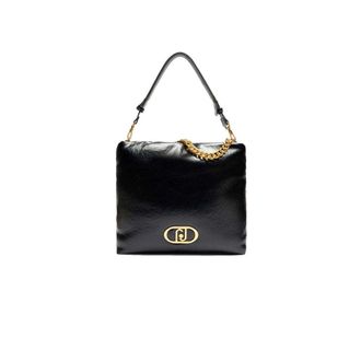Liu Jo Shoulder Bags, female, Black, Size: ONE SIZE Ecs M Hobo