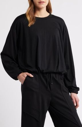 Wit & Wisdom Blouson Knit Top in Black at Nordstrom, Size X-Small