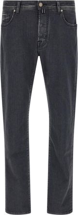 Jacob Cohen Dark Grey Solid Jeans