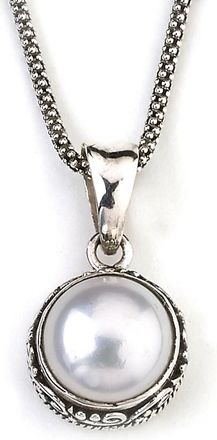 Samuel B. Silver 10mm Pearl Necklace