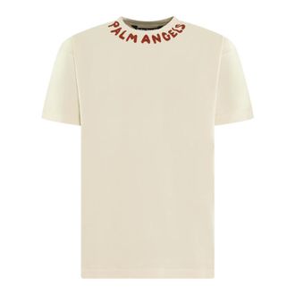 Palm Angels Uomo, Top, Beige, M, new