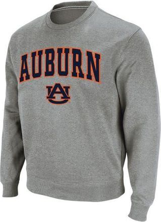 Colosseum Mens Colosseum Heathered Gray Auburn Tigers Arch & Logo Crew Neck Sweatshirt in Heather Gray at Nordstrom, Size Medium