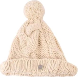 Chanel Pre-owned Accessories, female, Beige, Size: ONE SIZE Pre-owned Wool hats