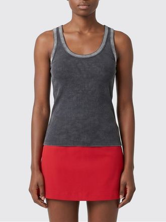 Patrizia Pepe Top in cotone stretch Patrizia Pepe con strass