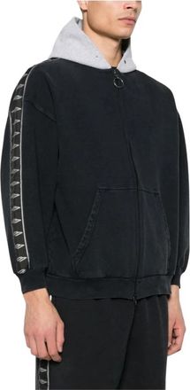 Balenciaga Klassieke Zip-Up Hoodie - Heren - Hoodies - Zwart - M - Katoen - Hoodies & sweatvesten