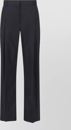 Stella McCartney tailored trousers belt loops pleats side pockets