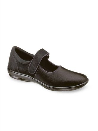 Aetrex Berries Helen Mary Jane Shoes - Medium In Blackberry
