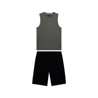 Freddy Completo sportivo in cotone con top smanicato e bermuda