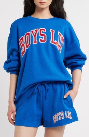 Boys Lie Game Changer Kara Graphic Sweatshirt in Blue at Nordstrom, Size X-Small/small