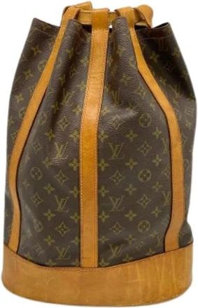 Louis Vuitton Pre-owned Backpacks, male, Brown, Size: ONE SIZE Pre-owned Randonnee GM Shoulder Bag