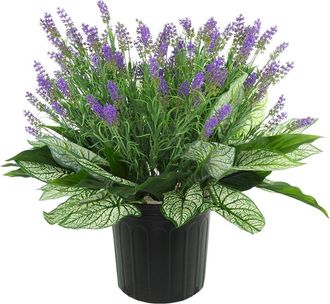 Creative Displays Inc. Handmade Faux Outdoor Lavender Drop In