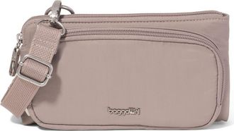 Baggallini Securtex Anti-Theft Mini Wallet Crossbody in Moonrock at Nordstrom