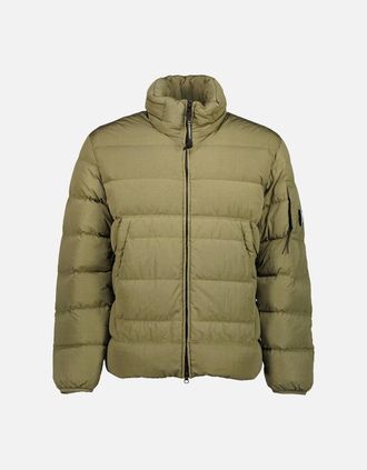 C.P. Company Mens Eco-Chrome R Down Lens Jacket - Cream - Size: Regular/36