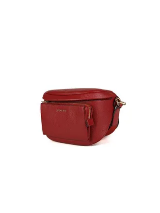 Michael Kors Womens Sling Pack Cherry 89.coated Canvas Bags Polyester Shoulder-bags