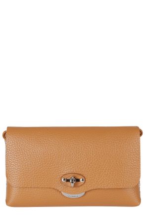 Zanellato Structured Calf Leather Shoulder Bag Featuring Turn-Lock Closure