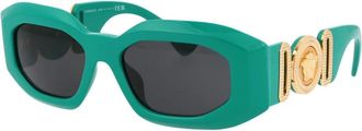 Versace Stijlvolle zonnebril met model 0Ve 4425U - Heren - Zonnebrillen - Groen - 54 MM - Accessoires