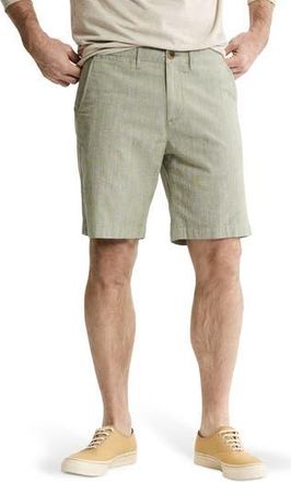 J.A.C.H.S. Stretch Cotton Chambray Shorts in Light Green at Nordstrom Rack, Size 31