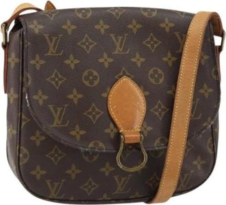 Louis Vuitton Pre-owned Cross Body Bags, female, Brown, Size: ONE SIZE Pre-owned Canvas Cross Body Bag