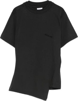 VETEMENTS asymmetric T-Shirt - Black