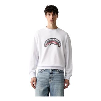 Sprayground Sprayground, Heren, Sweatshirts & Hoodies, Wit, Maat: L Katoen