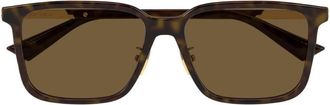 Bottega Veneta Brown Square Mens Sunglasses BV1374SK 002 54