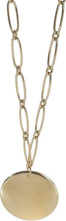 Tiffany & Co. Elsa Peretti Round Disc 18K Gold Necklace (Authentic Pre-Loved)