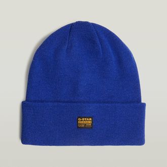 G-Star Effo Long Beanie - Midden blauw - Heren