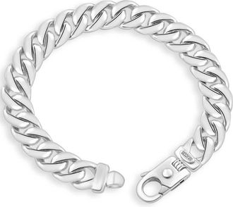 Pompeii3 Mens 14k Gold (74gram) or Platinum (139gram) 12mm Link Bracelet 8.5