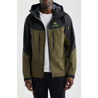 Arc'teryx Alpha SV Waterproof Jacket in Split at Nordstrom, Size X-Large