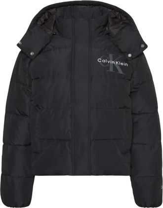 Calvin Klein Jeans Jassen, Dames, Zwart, M, Winterjassen